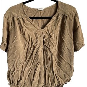 Anna Glover & H&M Olive Green Top